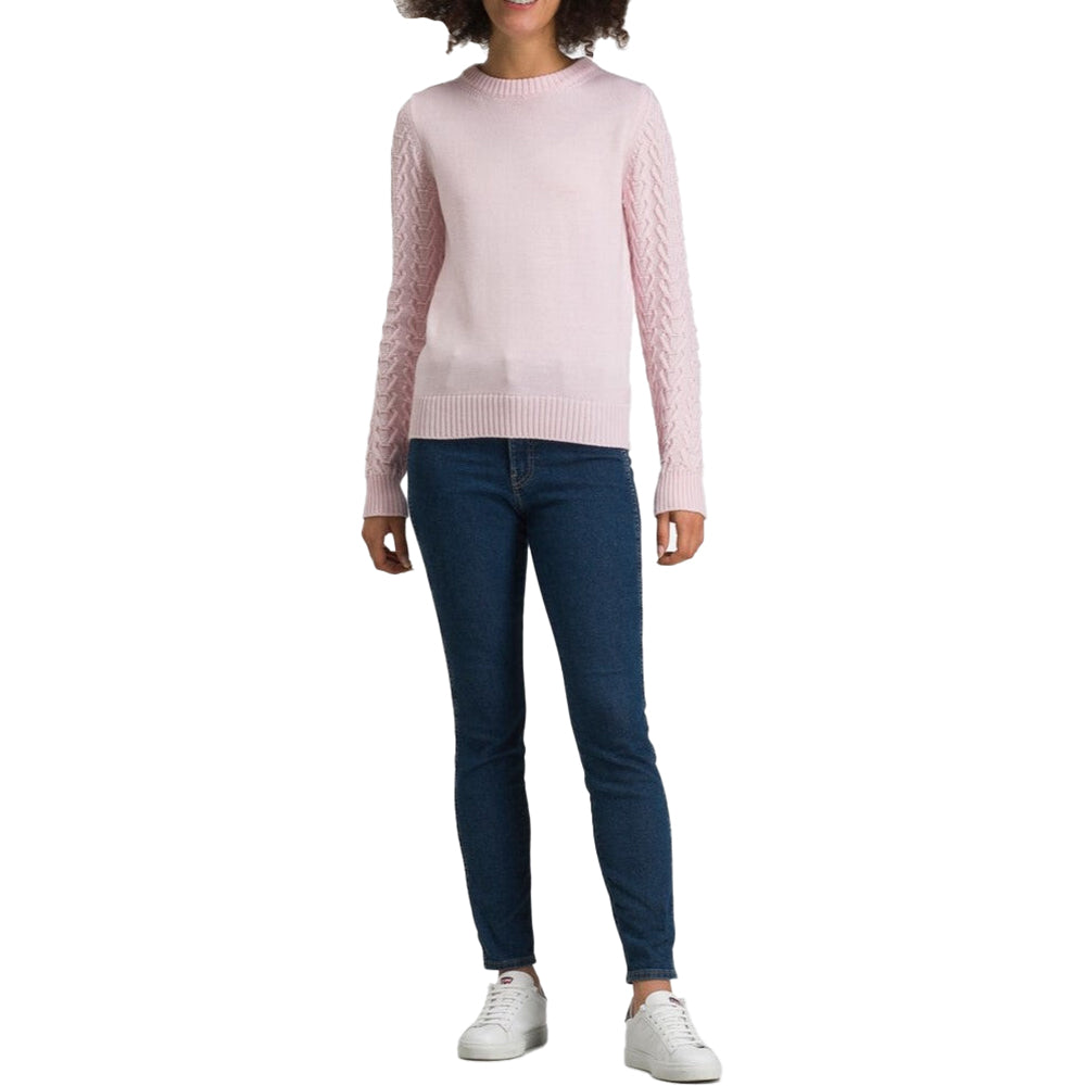 Rossignol Womens Fs Knit U-Neck in Pink