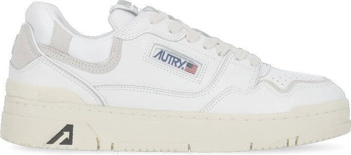 Autry Womens White Low Trainers