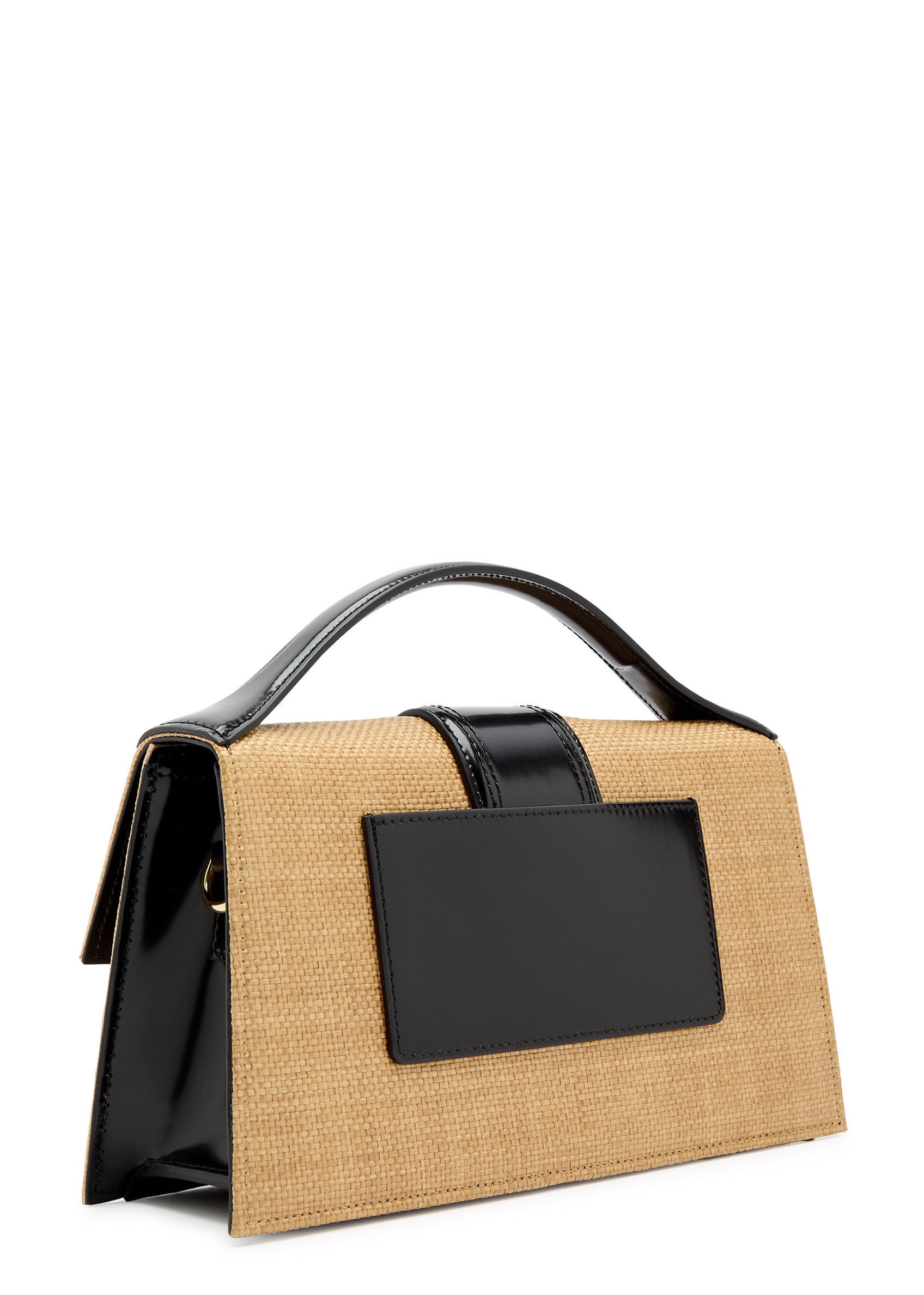 Le Grand Bambino faux raffia crossbody bag