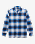 Noah Mens Lightweight Shadow Plaid Flannel In Blue