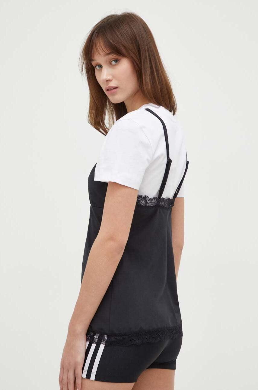 Moschino Trompe L'oeil Jersey T-Shirt in Black