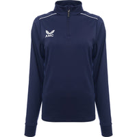 Castore Womens Navy 1/4 Zip Top