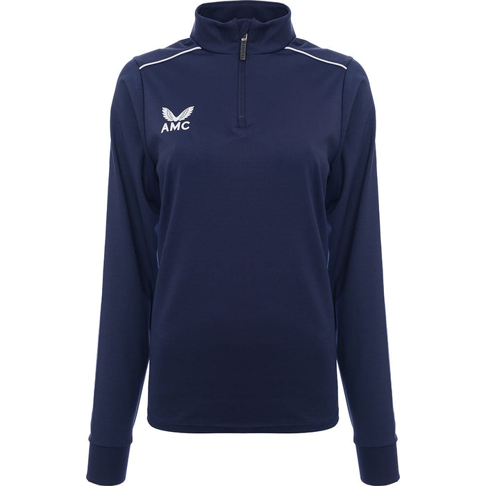 Castore Womens Navy 1/4 Zip Top