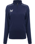 Castore Womens Navy 1/4 Zip Top