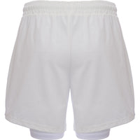 Womens Castore Training Short With Brief in White