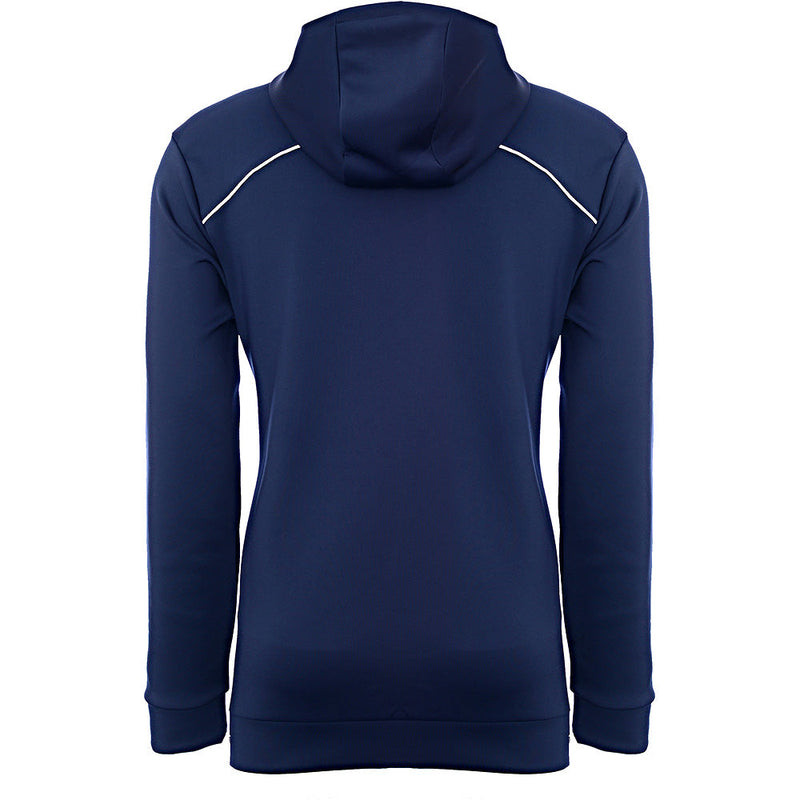 Mens Castore Zip Through Hoody in Navy/White