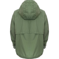 Womens Nanamica Hooded Jacket Green Raincoats in Green