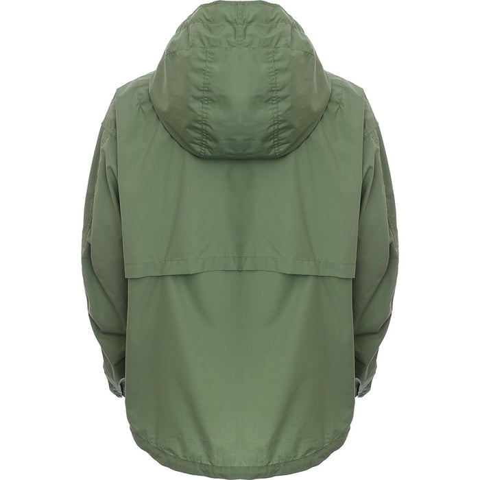 Womens Nanamica Hooded Jacket Green Raincoats in Green