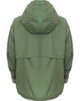 Womens Nanamica Hooded Jacket Green Raincoats in Green