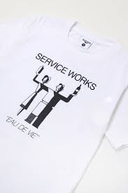 Service Works Men's White Eau de Vie Tee