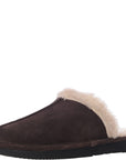 Walk London Mens Brown Sheepskin Slippers