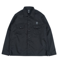 South2 West8 Mens Smokey Charcoal Overshirt