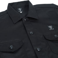 South2 West8 Mens Smokey Charcoal Overshirt