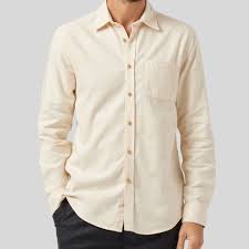 Portuguese Flannel Men's Beige Teca Shirt