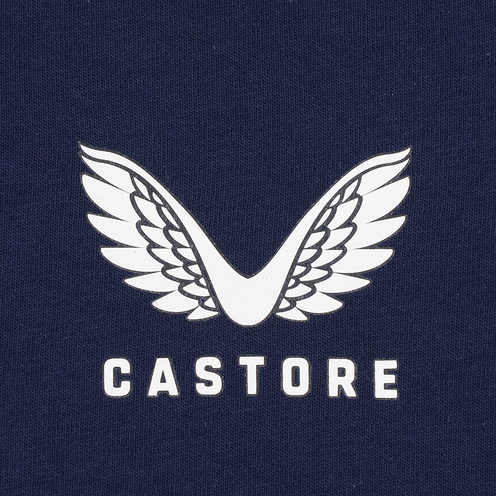 Womens Castore Cotton Leisure T-Shirt in Navy