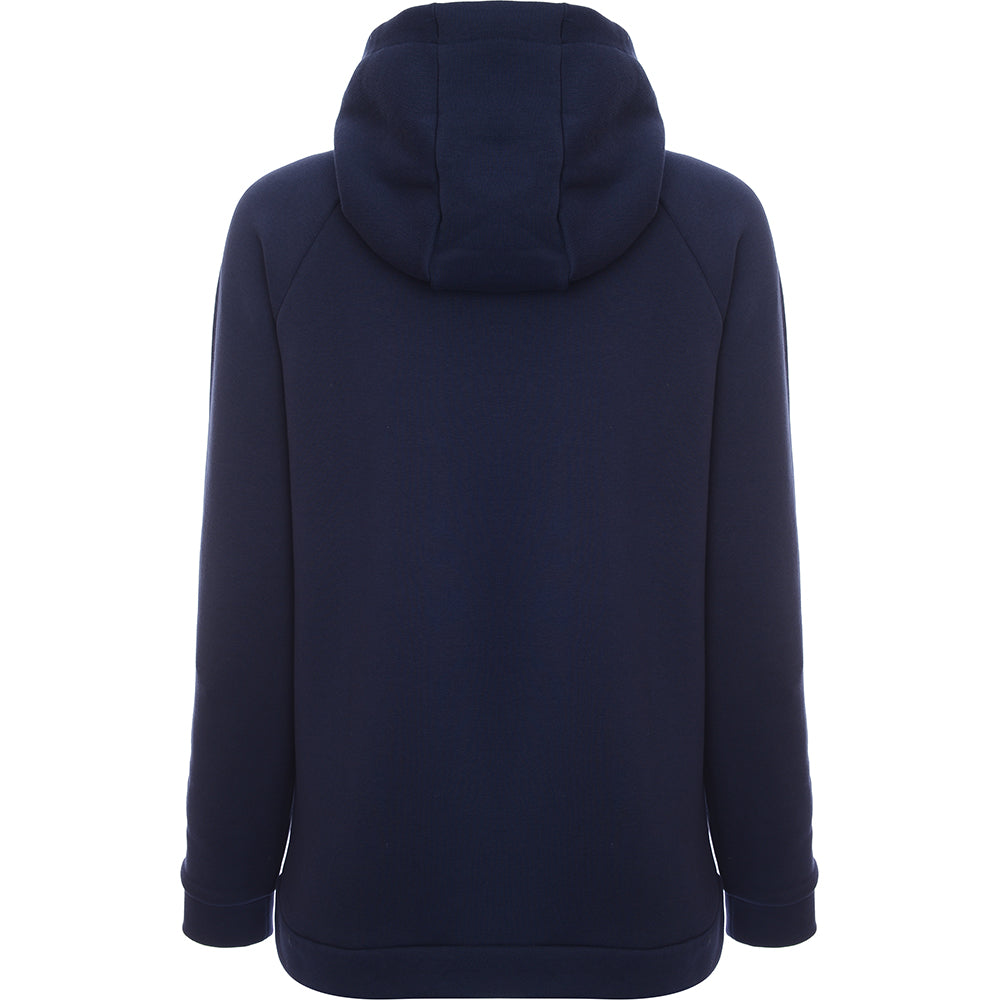 Castore Womens Navy Brush Back Overhead Hoodie