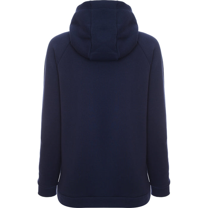 Castore Womens Navy Brush Back Overhead Hoodie