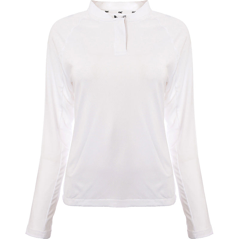 Castore Womens White Long Sleeve Polo