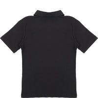 Junior Castore Short Sleeve Cotton / Poly Polo in Black