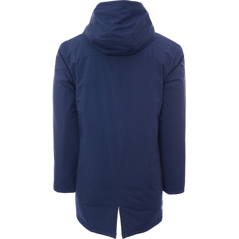 Mens Castore Stock Long Length Bench Jacket in Navy