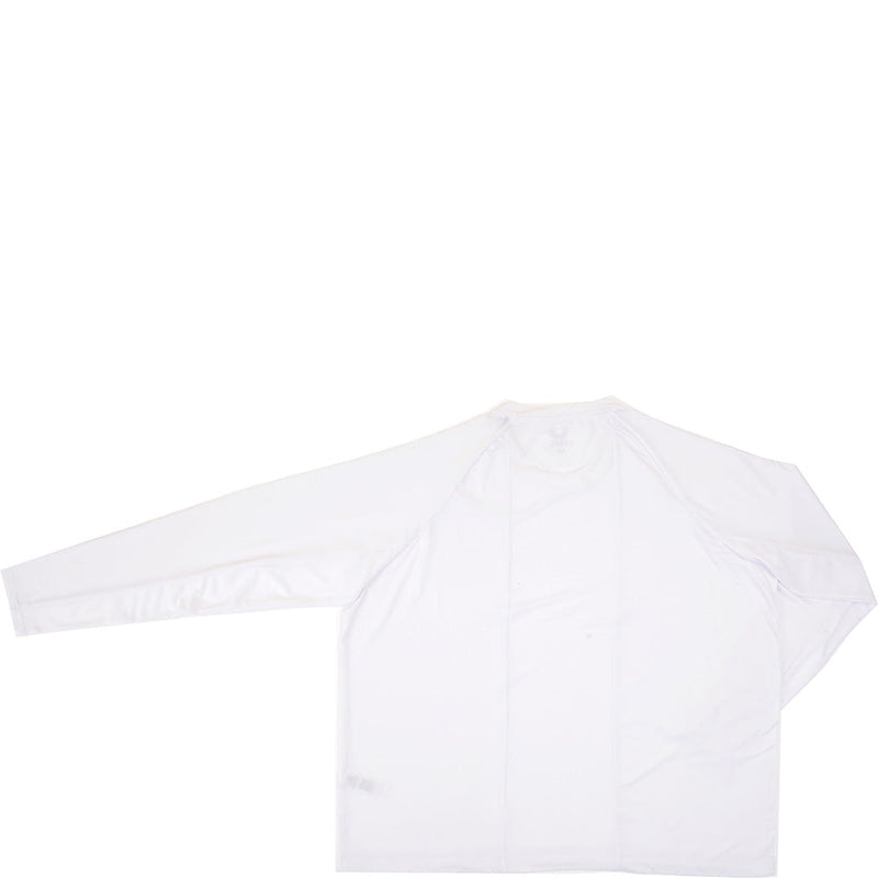 Mens Castore Long Sleeve Performance T-Shirt in White