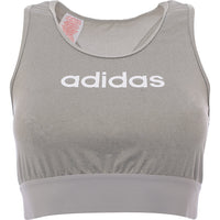 Adidas Girls Linear Sports Bra Activewear/Sports Bra in Grey