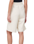 Womens Jakke Vegan Leather Bella Shorts in Cream