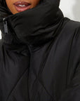 Dorothy Perkins Womens Funnel Neck Puffer Coat