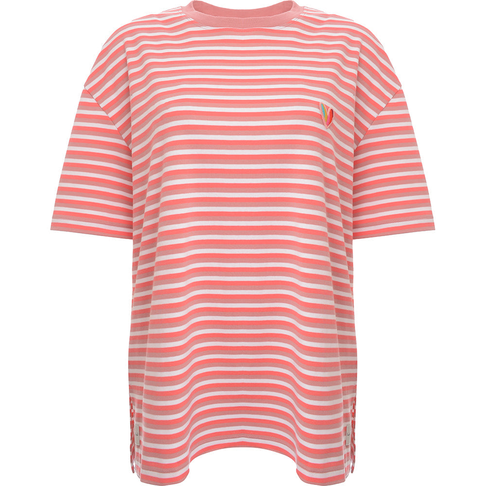 Paul Smith Womens Top Relaxed Stripe in Pink