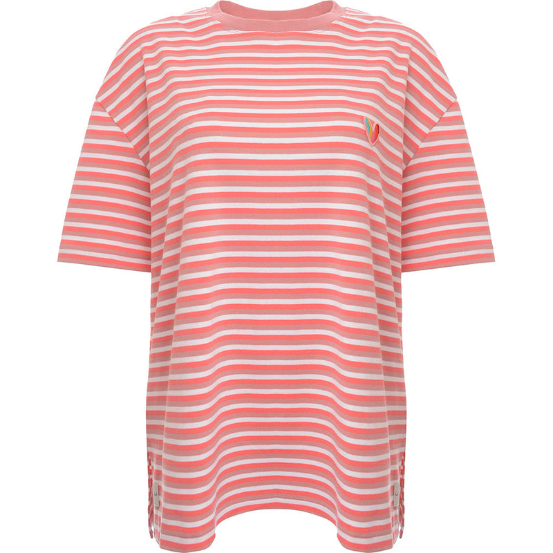 Paul Smith Womens Top Relaxed Stripe in Pink