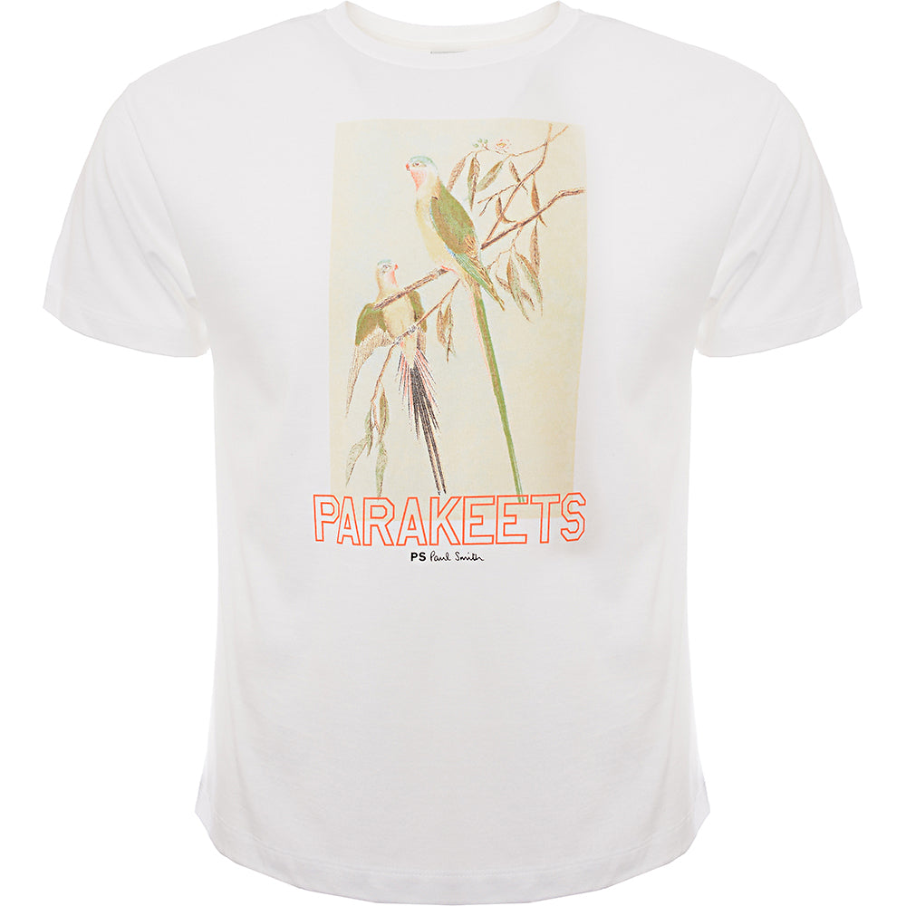 Paul Smith Womens Parakeets T-Shirt in White