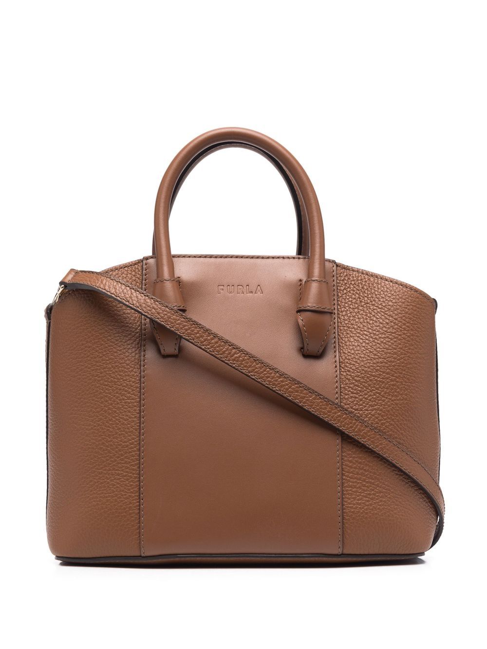 FURLA MIASTELLA M TOTE IN COGNAC