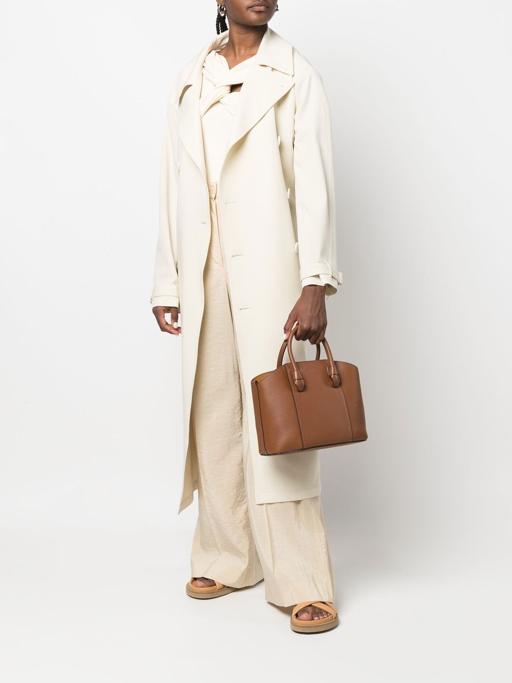 FURLA MIASTELLA M TOTE IN COGNAC