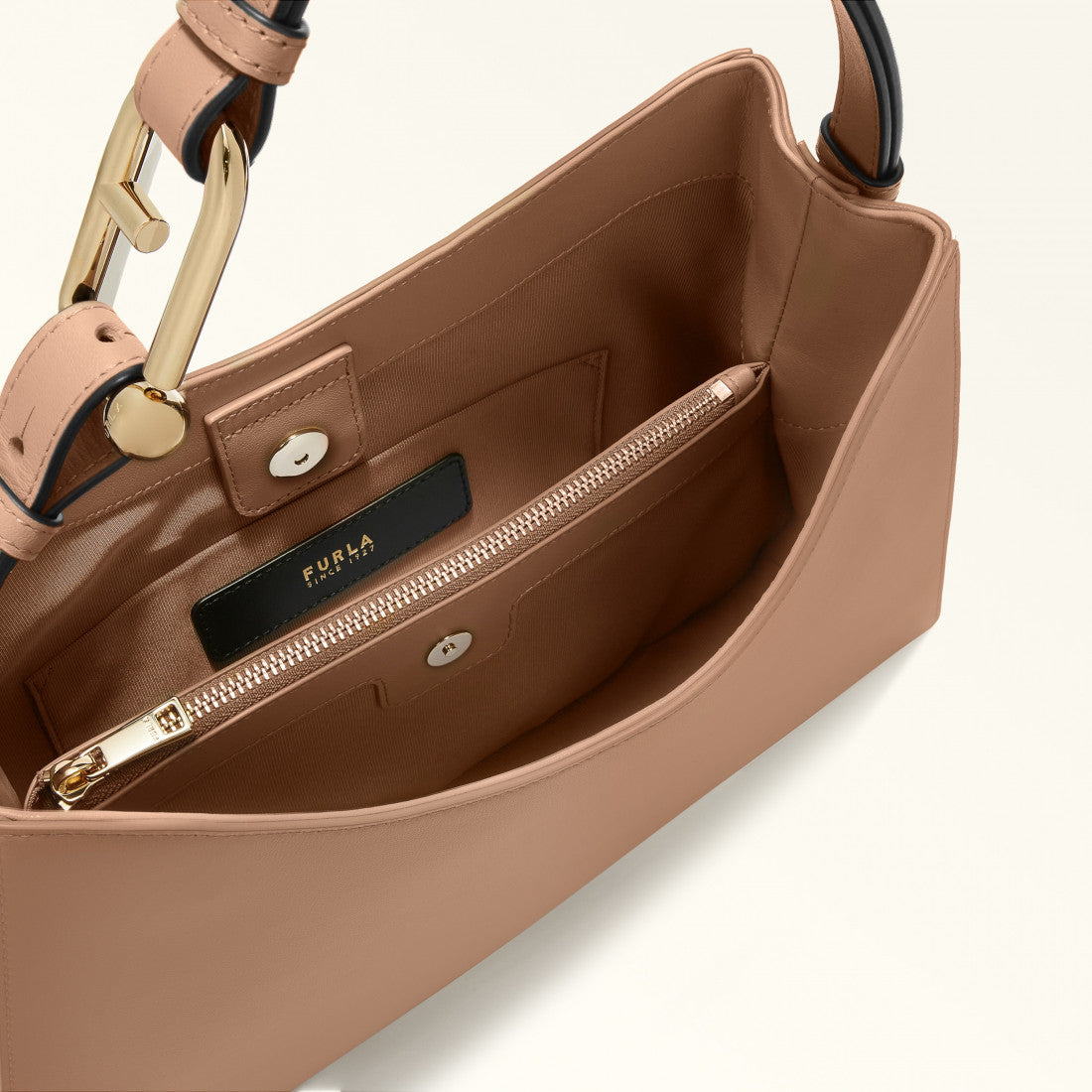 FURLA NUVOLA L HOBO IN GREIGE