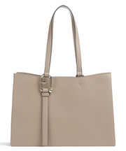FURLA NUVOLA L TOTE IN GREIGE