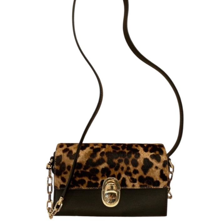 ECLISSE MINI CROSSBODY IN TONI DESERTO & BLACK