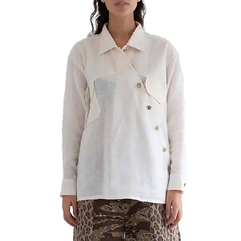 W'Menswear Womens Souvenir Shirt Ecru