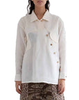 W'Menswear Womens Souvenir Shirt Ecru