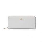 FURLA CAMELIA L ZIP AROUND SLIM IN MARSHMALLOW