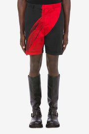 Moschino Tony Viramontes Archive Stretch Gabardine Bermuda Shorts in Black