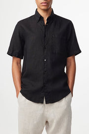 NN.07 Arne ss bd 5706 casual shirt in black