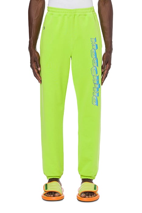 Moschino Surf Logo Fleece Joggers in Green