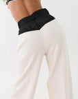 PE Nation Womens Horizon Pant in Beige