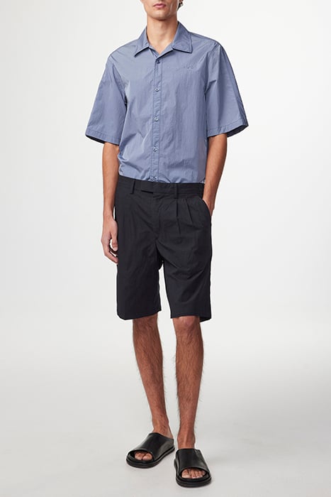 NN.07 Fritz 1062 tapered fit shorts in navy blue
