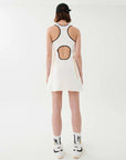 PE Nation Womens Backswing Dress in White