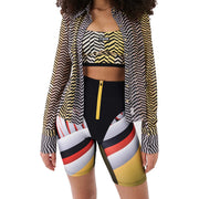 PE Nation Womens Abstraction Shirt in Print