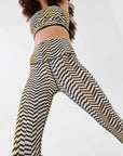 PE Nation Womens Abstraction Legging in Print