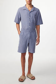 NN.07 Warren 3370 loose shorts in Stone Blue