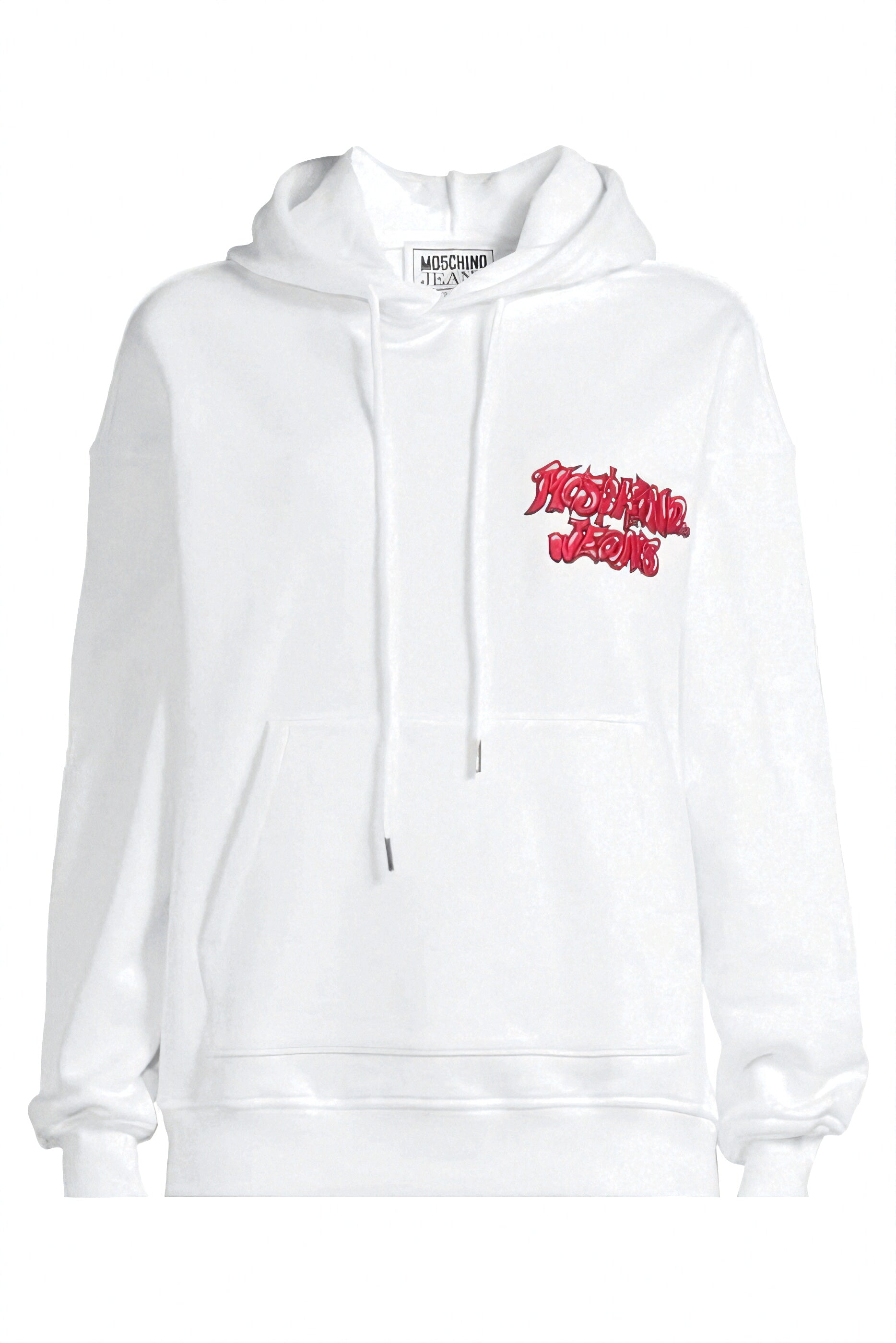 Moschino Cotton Sweatshirt in White