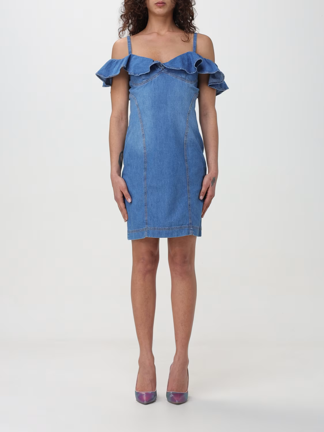 Moschino Denim Dress in Blue